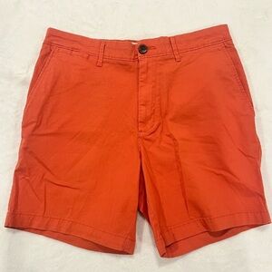 Goodfellow & Co Men’s 30 Every Wear Cotton Shorts - 7" Inseam - Orange